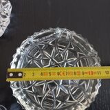 Set of 3 rosette ashtrays