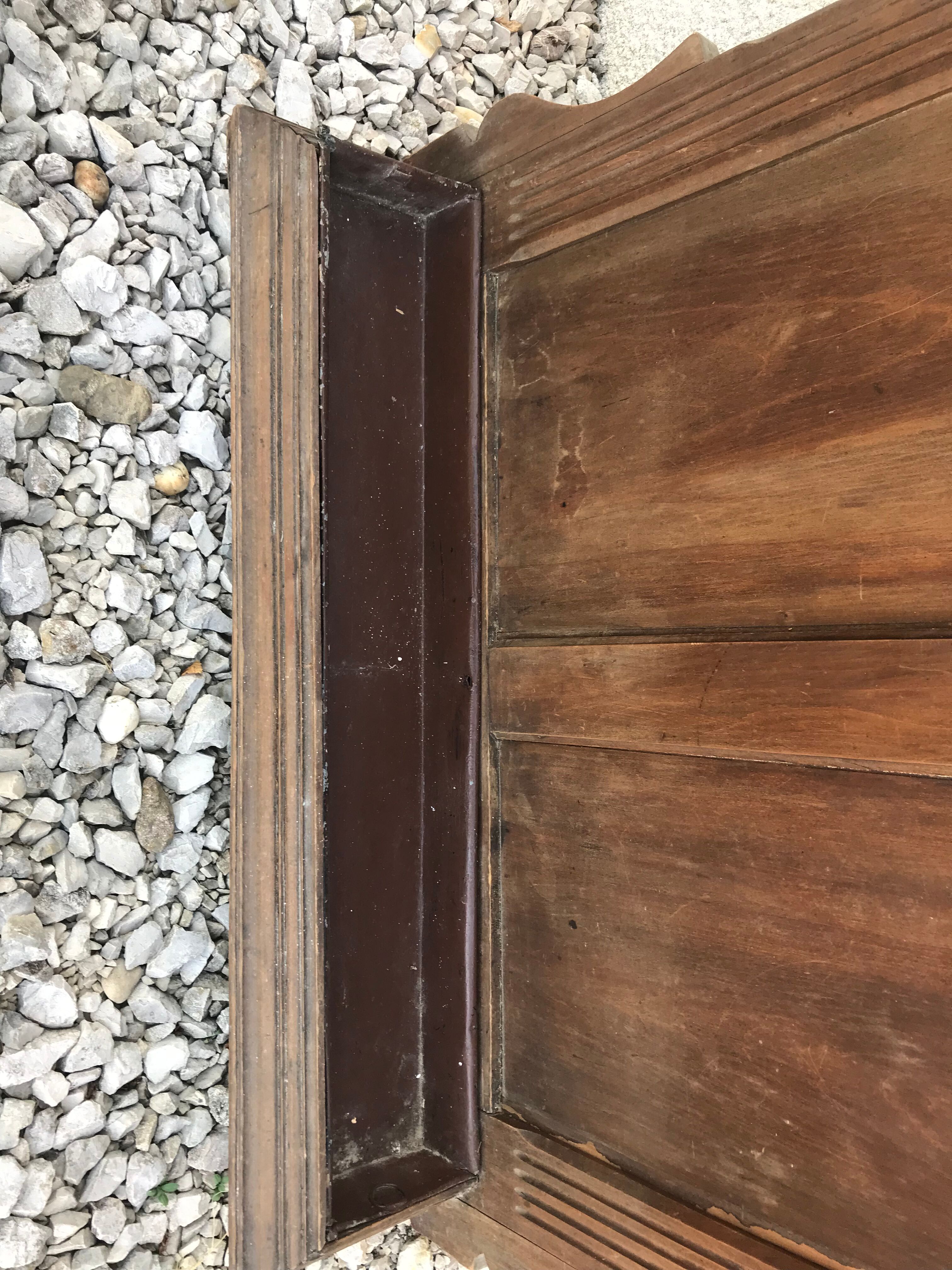 Locker room solid walnut 1900