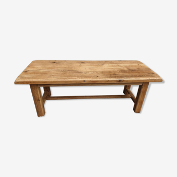 Farmhouse coffee table raw oak natural shade