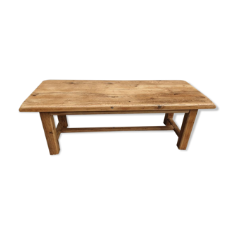 Farmhouse coffee table raw oak natural shade