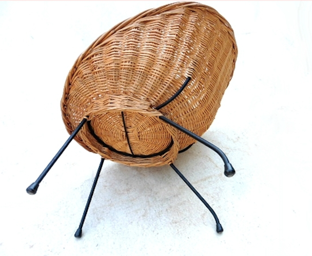 Chair shell rattan