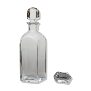 carafe à whisky en cristal de Baccarat modèle Vologne