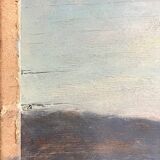 Tableau HSP "Autumn Evening in the Jura" post-impressionist signed