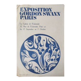 Affiche exposition, Gordon Swann