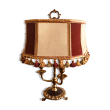 Large bronze hot water bottle lamp height 50 cm