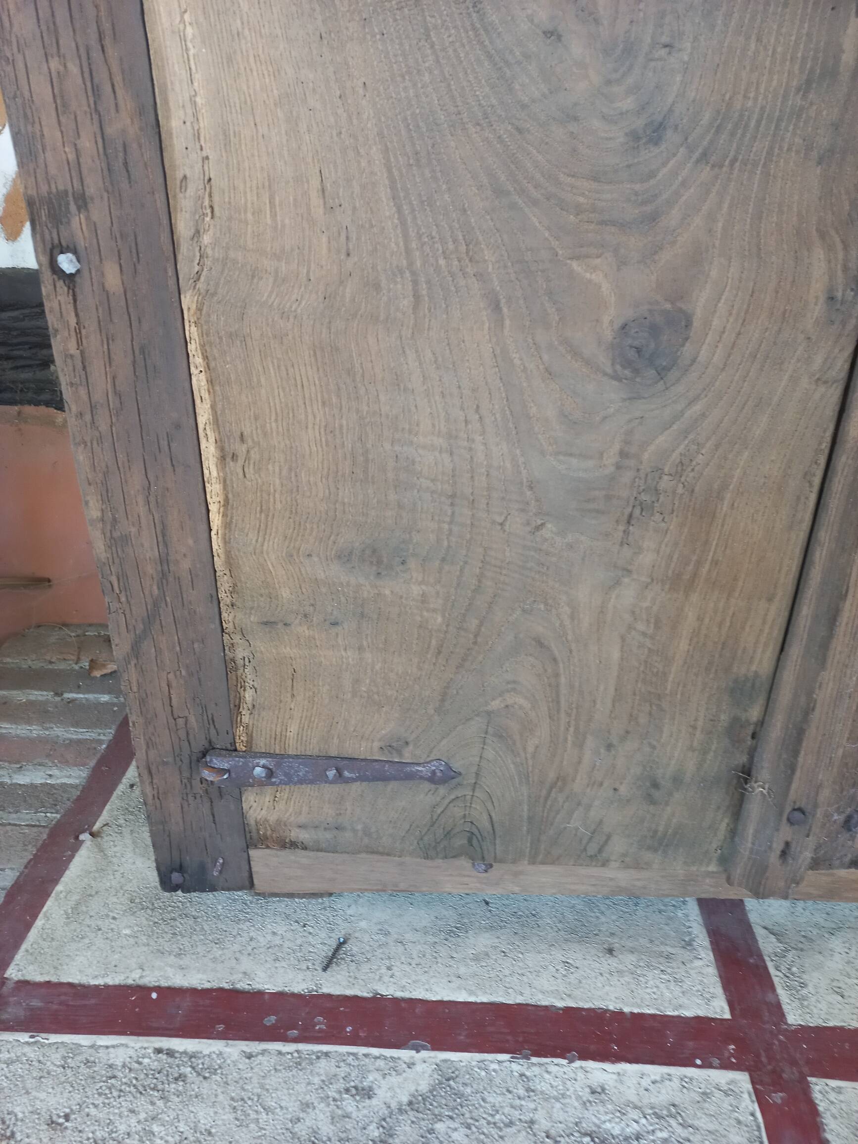 Old primitive wardrobe