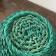 Large woven ceramic basket