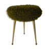 Tripod green moumuste stool