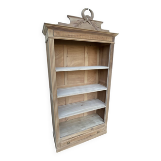 Walnut bookcase – early 20th century