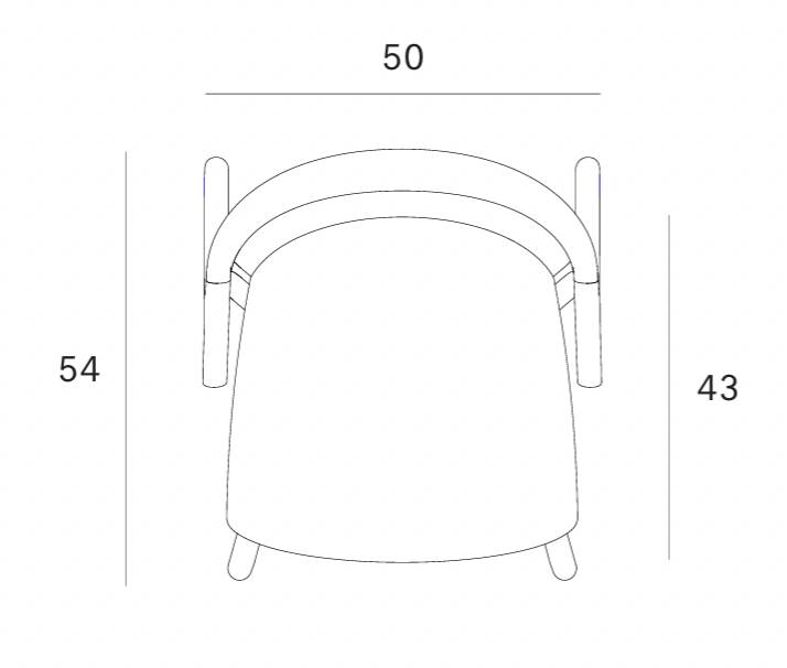 Black oak bok chair ethnicraft