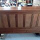 Display buffet in cherry veneer and natural wood.