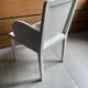 White wooden low chair 50s
