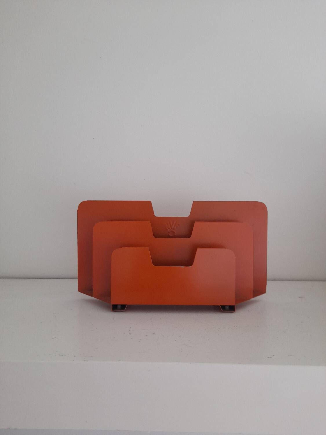 Nvf metal letter mail holder from the 60s