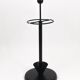 Porte-parapluie noir post-moderne Castiglioni style Memphis, Italie, années 1980