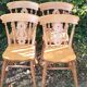 4 chaises western