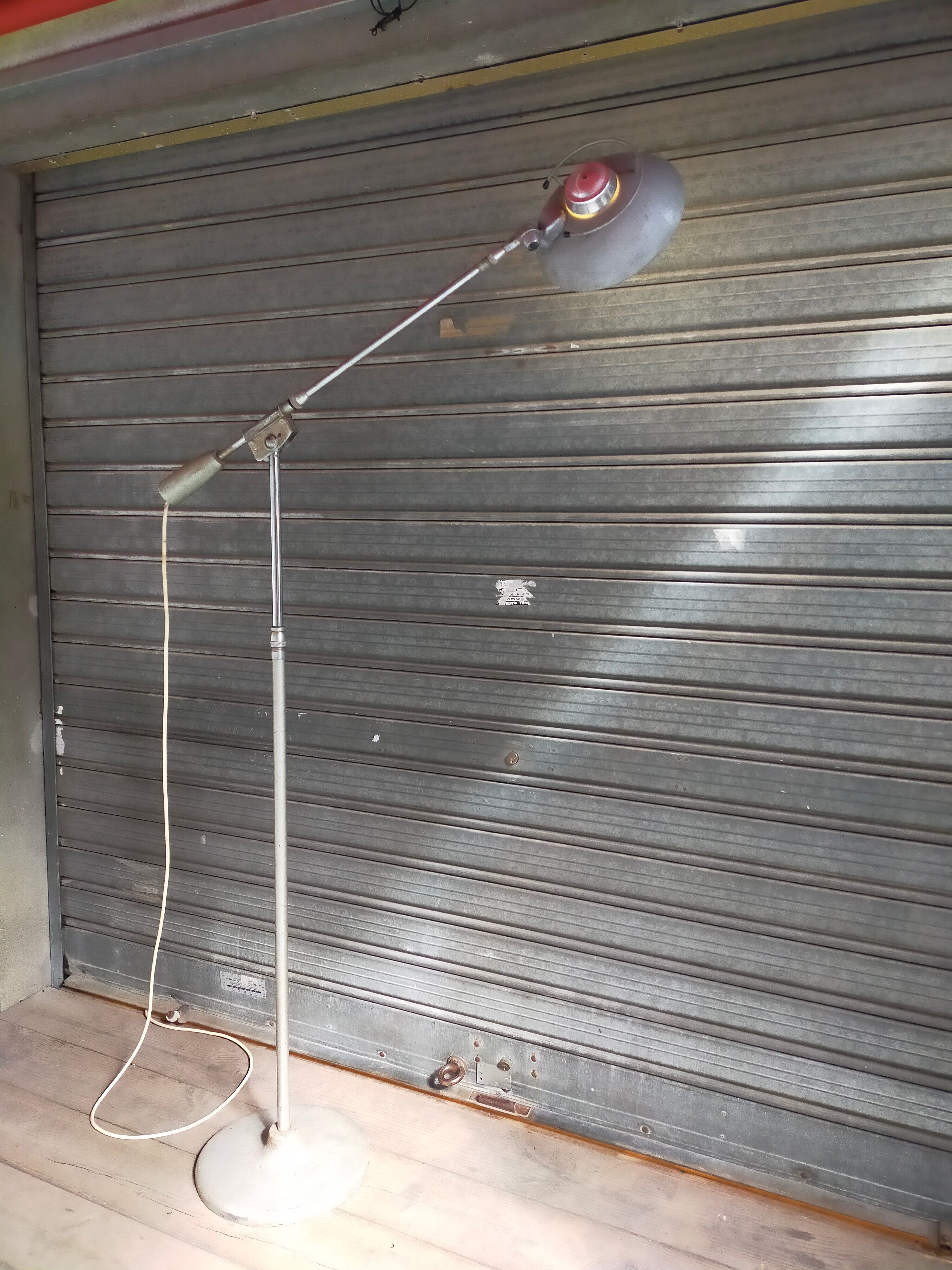Pendulum floor lamp, model 219s, from the 50s by Ferdinand Solere