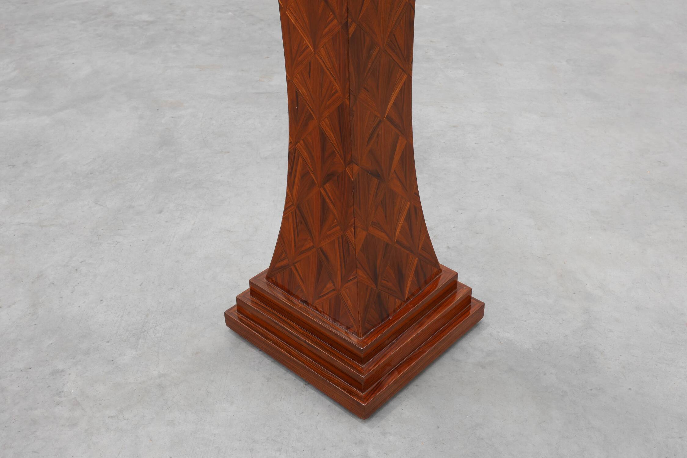 Large Art Deco Console in Wood Marquetry, France ca. 1920
