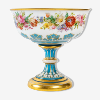 Coupe en Opaline de Baccarat, XIXème siècle