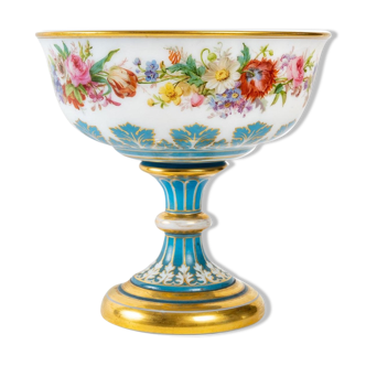 Coupe en Opaline de Baccarat, XIXème siècle