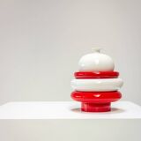 Sculpture composition postmodern en céramique 1970 Italy