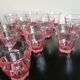 Ensemble de 12 verres rose translucides Arcoroc