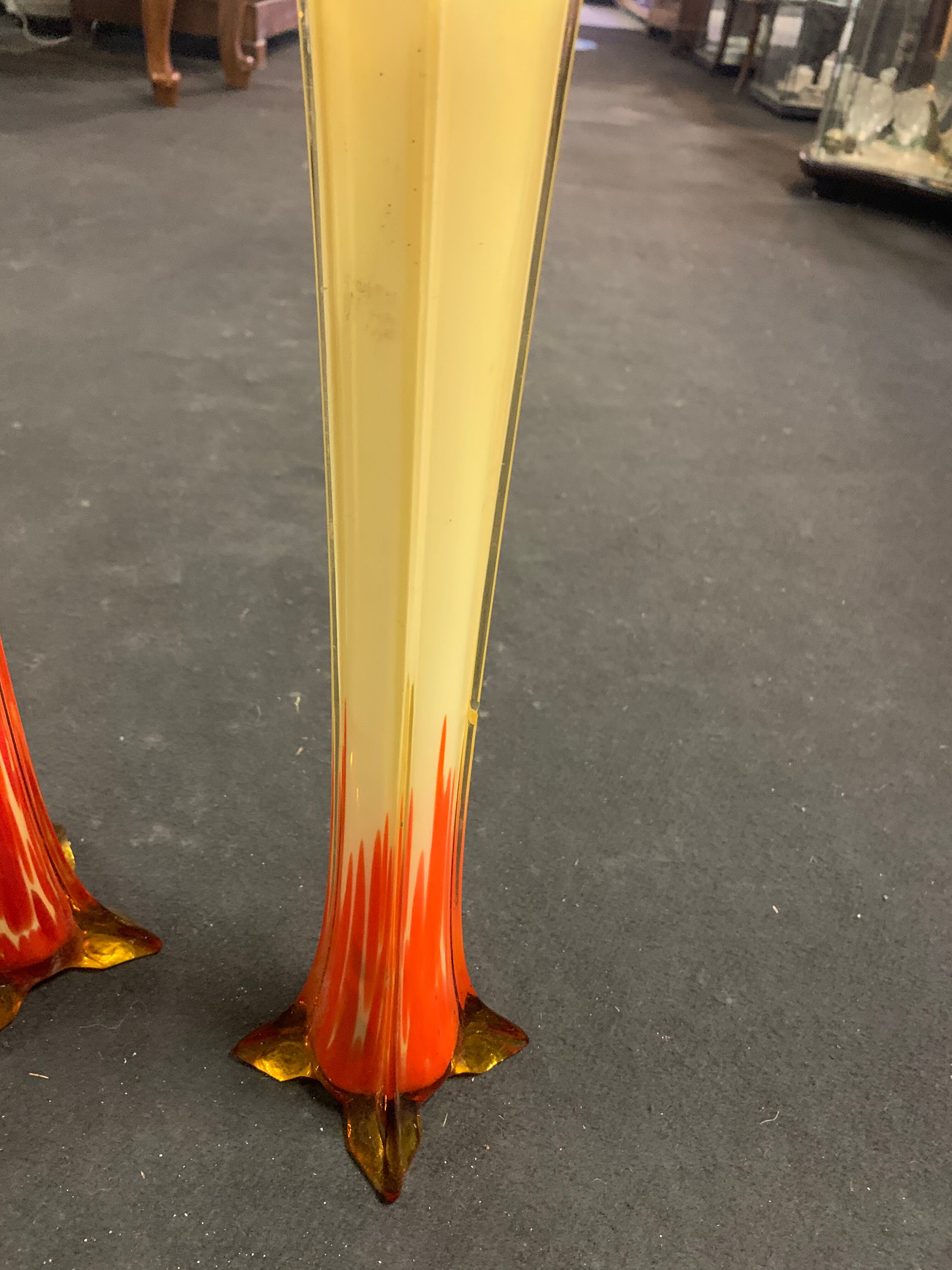 Pair of soliflores of the 70s