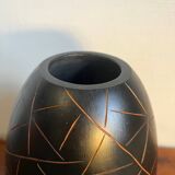 Exotic wood vase