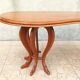 Brutalist table in solid oak