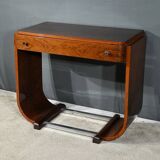 Walnut Console Desk, Art Deco – 1930