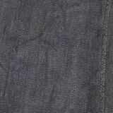 5x8 Anthracite Grey Handwoven Vintage Kilim Rug, 159x235 Cm