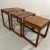 BR Gelsted teak nesting tables with drawer Denmark