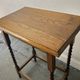 Antique Edwardian Oak Barley Twist Petite Occasional Side Table 1900s-1920s