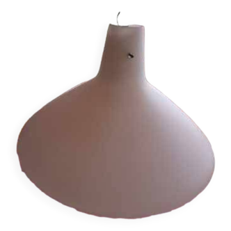 Opaline pendant lamp by Pierre Diderot France 1957