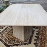 Travertine coffee table