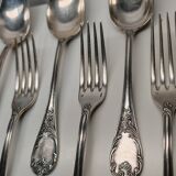 Christofle Marly cutlery set (6 forks + 6 soup spoons)