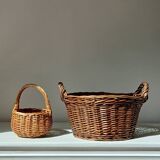 Set of 2 round baskets
