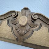 Carved wooden pediment
