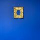 Pair of brass photo frames