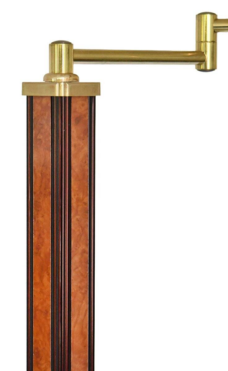Lampadaire liseuse à bras articulé de Robert De Schuytener