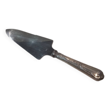 Pelle à tarte coupante métal argenté orfèvre Ercuis LXV 29 25.7cm