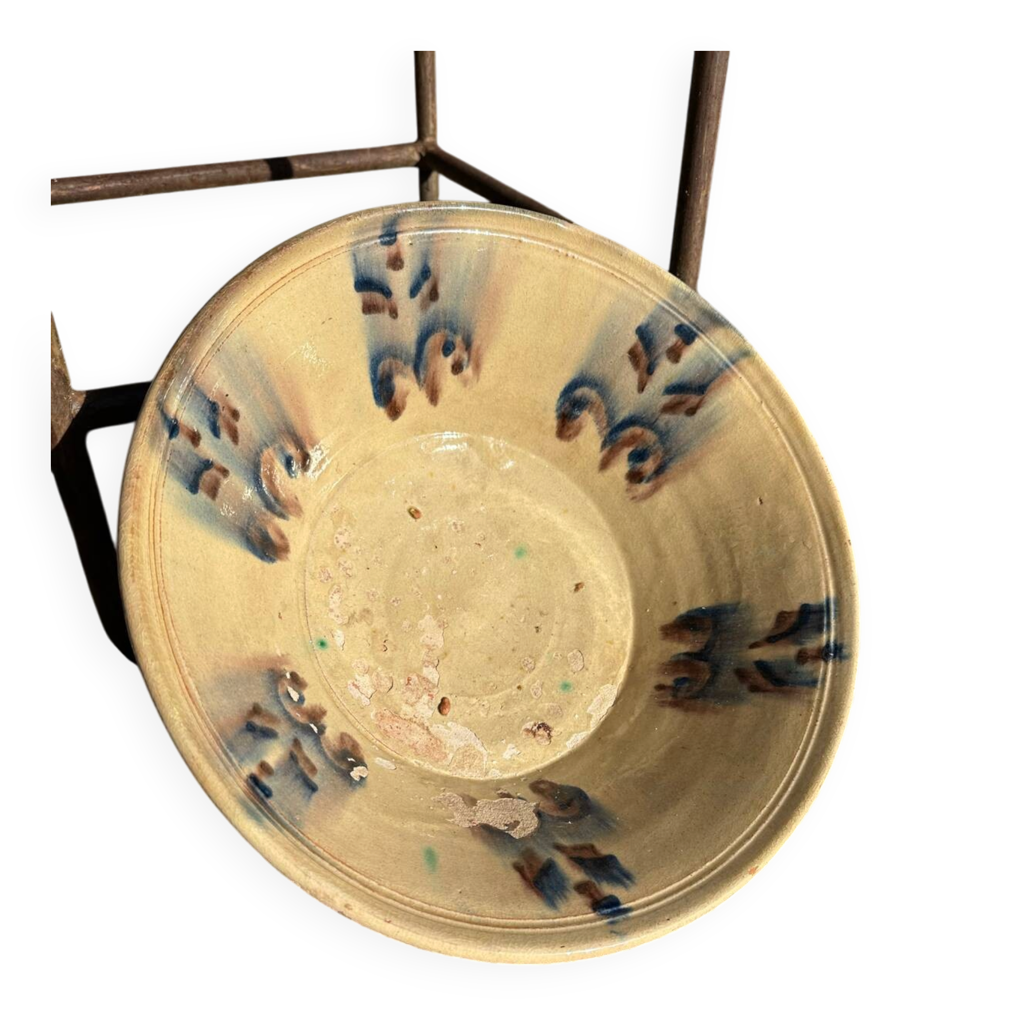 Ancient earthenware dish