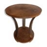 Art Deco round pedestal table