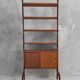 Teak shelving unit, Vintage Scandinavian 1960s