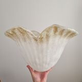 Paire d'abat-jours en verre vintage