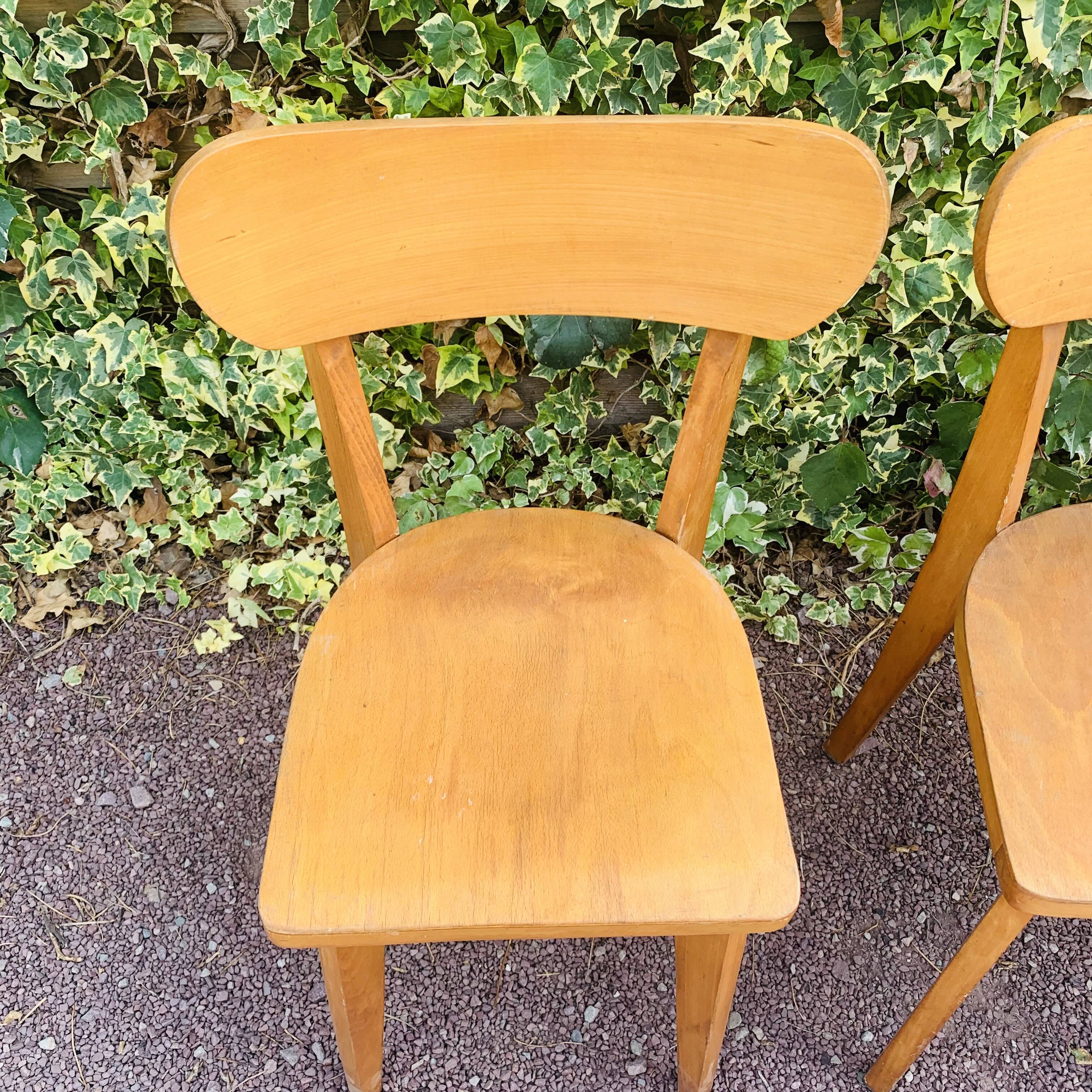 Set of 4 bistro chairs