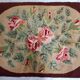 Tapis américain antique fait main en crochet 2,7' x 4,4' (82 cm x 134 cm) années 1900 - 1B647