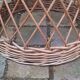 Vintage 50s planter on rattan stand