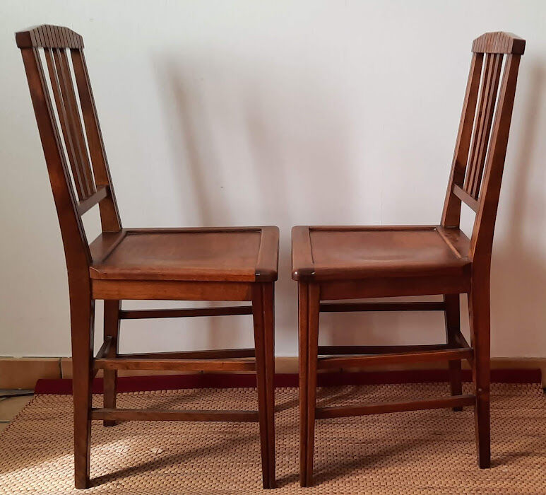 Set of chairs Luterma walnut