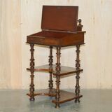 Pair of fully restored antique Davenport desks.