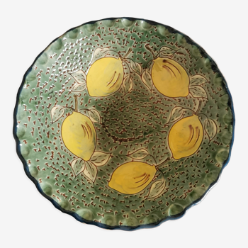 Coupe de fruits motifs Citrons
